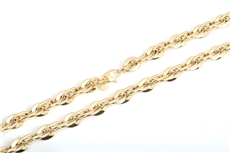 Luxusní zlatý náhrdelník ze žlutého zlata ZLNAH106F + DÁREK ZDARMA