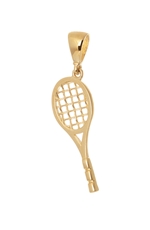 Přívěšek ze žlutého zlata tenisová raketa ZZ1057F + dárek zdarma