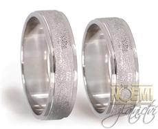 Snubní prsteny z bílého zlata 0100+ DÁREK ZDARMA
