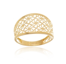 Dámský prsten ze žlutého zlata PR0665F + DÁREK ZDARMA