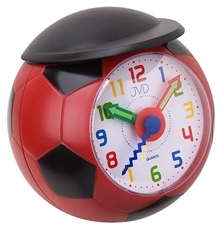 Dětský budík fotbalový míč s čepicí JVD SR819.1