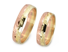 Zlaté snubní prsteny 1009 + DÁREK ZDARMA