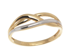Zlatý prsten ze žlutého zlata PR0244F + DÁREK ZDARMA
