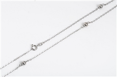 Stříbrný náhrdelník s kuličkami STNAH060F