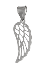 Přívěšek z bílého zlata andělské křídlo ZZ0570F