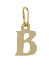 Přívěšek písmenko B ze žlutého zlata PA0065BF