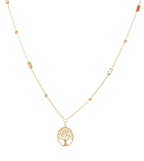 Zlatý náhrdelník se stromem života ZLNAH037F 42-45 cm + DÁREK ZDARMA