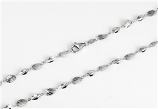 Dámský stříbrný článkový náhrdelník 45 cm STNAH085F