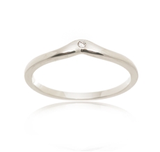 Dámský stříbrný prsten se zirkonem STRP0371F
