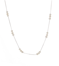 Stříbrný perličkový náhrdelník STNAH105F