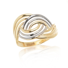 Dámský prsten ze žlutého zlata celozlatý PR0560F + DÁREK ZDARMA