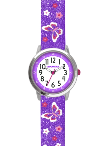 Dívčí hodinky CLOCKODILE s motýlky CWG5043