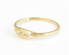 Dámský zlatý prsten se zirkony PR0566F + DÁREK ZDARMA