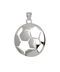 Stříbrný přívěšek fotbalový míč AGH729