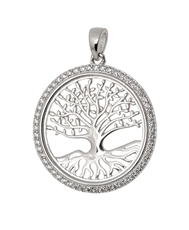 Stříbrný přívěšek strom života STRZ0949F