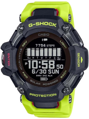 Chytré hodinky Casio G-SHOCK Bluetooth G-SQUAD GBD-H2000-1A9ER + Dárek zdarma