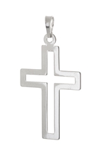 Stříbrný přívěšek kříž STRZ0959F