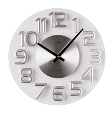 Luxusní skleněné nástěnné designové hodiny JVD HT098