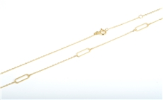 Zlatý náhrdelník ze žlutého zlata ZLNAH105F + DÁREK ZDARMA