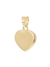 Přívěšek ze žlutého zlata srdce ZZ1017F + dárek zdarma