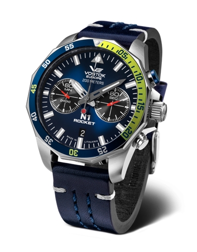 Hodinky Vostok Rocket N-1 Chrono 6S21-225A708 + Dárek zdarma