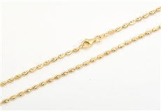 Dámský stříbrný pozlacený náhrdelník STNAH0144F 45cm + dárek zdarma