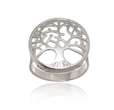 Dámský stříbrný prsten strom života STRP0514F