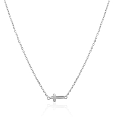 Dámský stříbrný náhrdelník s křížkem STNAH166F