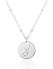 Stříbrný náhrdelník znamení zvěrokruhu panna SVLN0327XH2BIPA