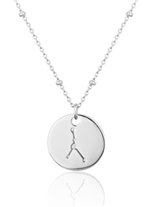 Stříbrný náhrdelník znamení zvěrokruhu rak SVLN0327XH2BIRA
