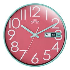 Designové nástěnné plastové hodiny E01.4301.4323