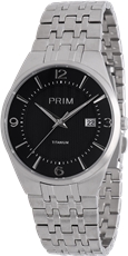 Pánské hodinky Prim Titanium 2022 W01P.13166.B + Dárek zdarma