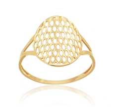 Dámský prsten ze žlutého zlata PR0656F + DÁREK ZDARMA