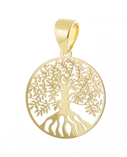 Přívěšek ze žlutého zlata strom života PA2038MFF + dárek zdarma