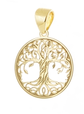 Přívěšek ze žlutého zlata strom života PA5080MFF + dárek zdarma