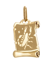 Přívěšek ze žlutého zlata znamení štír ZZ1054F + dárek zdarma