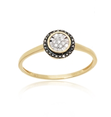 Zlatý prsten s diamanty L'Amour Diamonds JR11337BDY15 + dárek zdarma