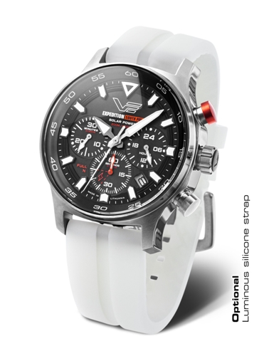 Hodinky Vostok Expedition South Pole Solar Power Chronograf VR42-592A761S luminous + Dárek zdarma