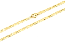 Řetízek ze žlutého zlata marina 60cm ZLR1592F + DÁREK ZDARMA