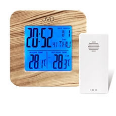 Digitální budík JVD s venkovním teploměrem SB2002.1