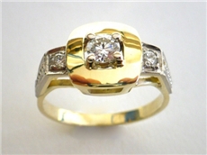 Briliantový prsten 0018 + DÁREK ZDARMA