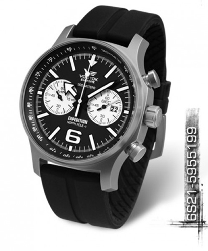 Hodinky Vostok Expedition North Pole Chrono 6S21/5955199 + Dárek zdarma