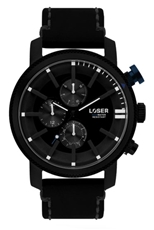 Pánské hodinky LOSER Legacy BLACK CODE LOS-L04 + dárek zdarma