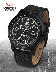 Hodinky Vostok Expedition Dual Time 515.24H/595C502 + Dárek zdarma