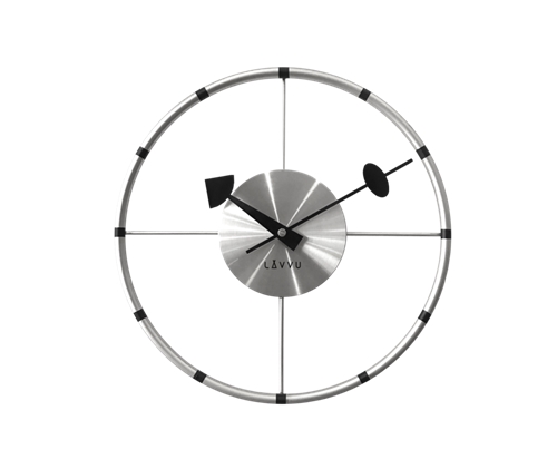 Nástěnné hodiny kovové LAVVU COMPASS LCT1100