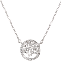 Dámský stříbrný náhrdelník strom života STNAH043F 