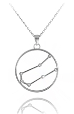 Stříbrný náhrdelník znamení blíženci Minet Stars JMAS9506SN45