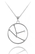 Stříbrný náhrdelník znamení býk Minet Stars JMAS9505SN45