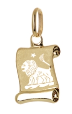 Přívěšek ze žlutého zlata znamení lev ZZ0392F 