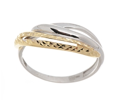 Prsten z bílého zlata PR0234F + DÁREK ZDARMA